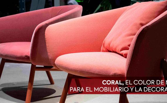 Coral, el color de moda para el mobiliario y la decoración